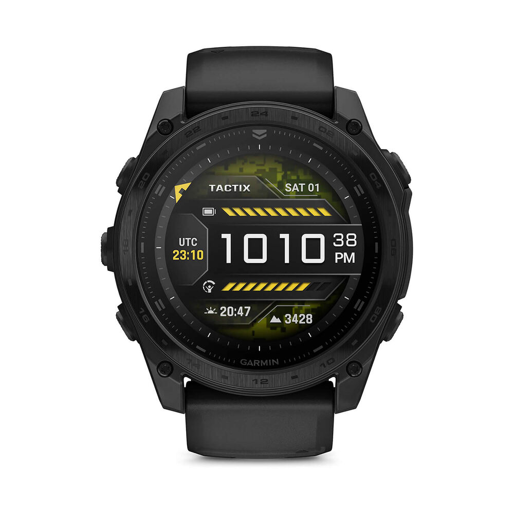 Garmin tactix® 8 Solar 51mm Dial Black Silicon Strap Watch image number 3