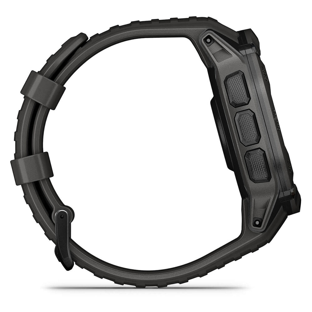 Garmin Instinct 2x Solar Graphite 50mm Black Silicone Strap Watch image number 4