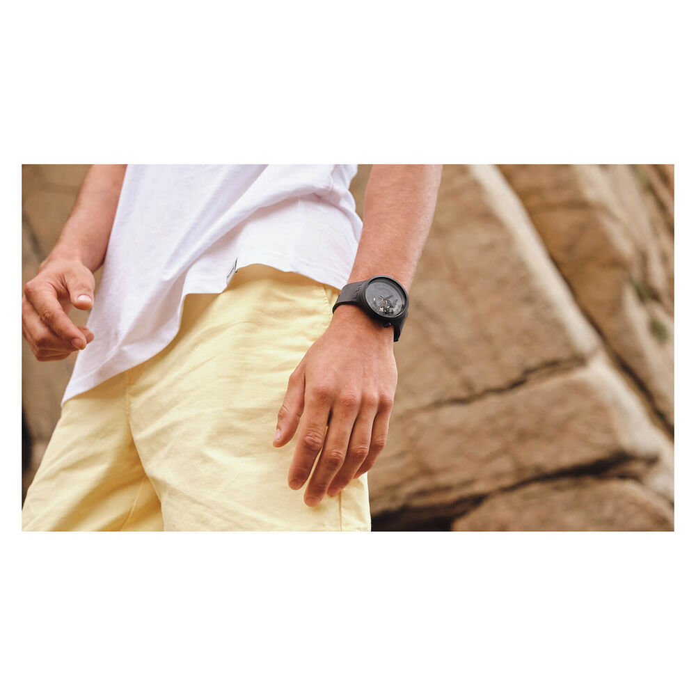 Swatch Big Bold Bioceramic C-Black Strap Watch image number 2