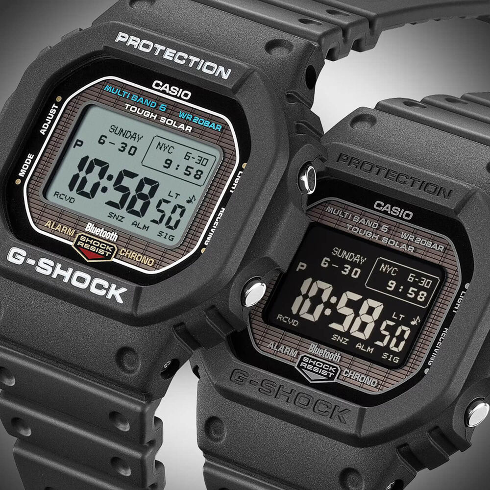 G-SHOCK 5600 Series 49.1x44.1mm Black Digital Display Resin Strap Watch