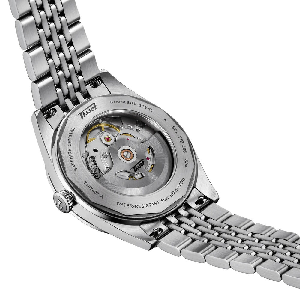 Tissot Visodate 39mm Blue Dial Stainless Steel Bracelet Watch