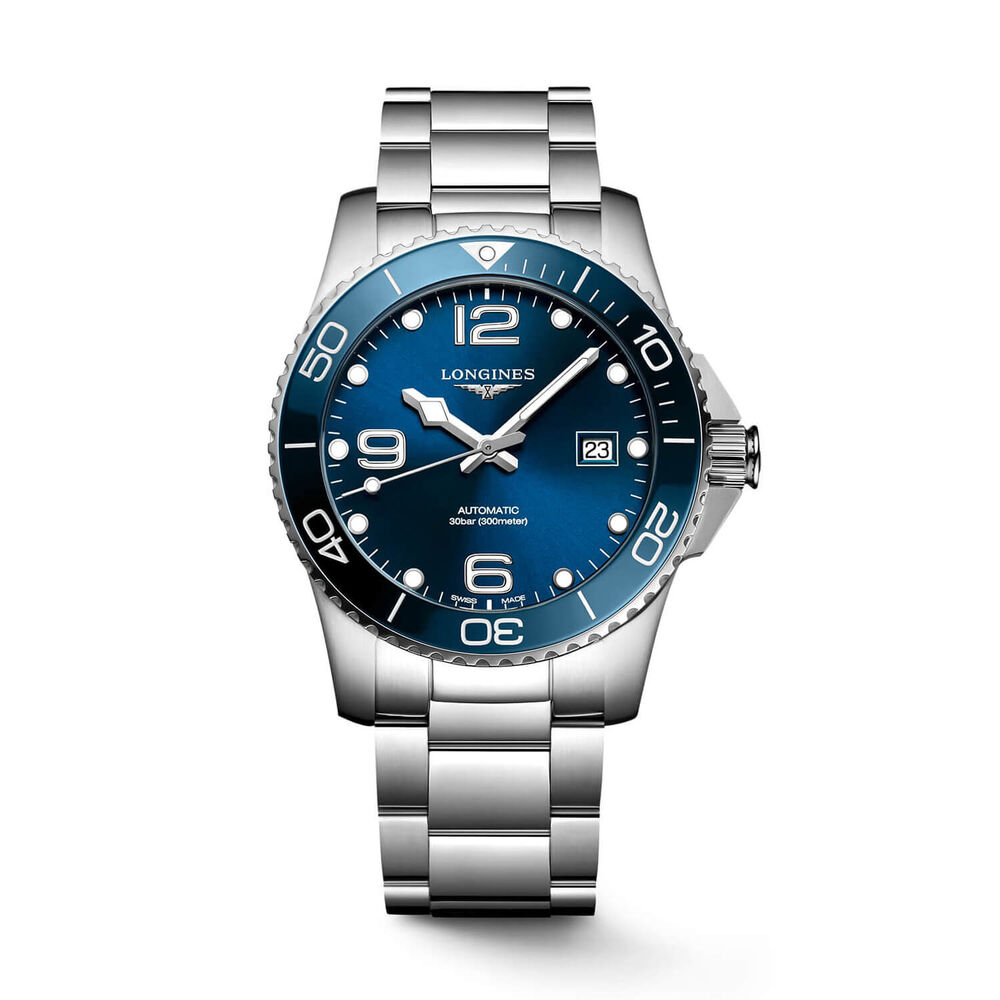 Longines HydroConquest 41mm Automatic Blue Dial Bracelet Watch