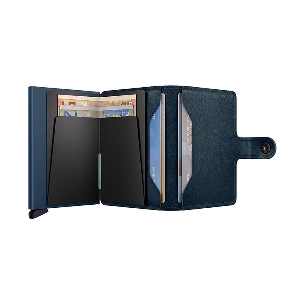 Secrid Original Navy-Navy Leather Miniwallet image number 4