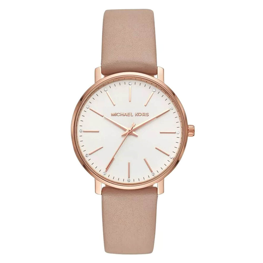 Michael Kors Pyper 38mm Blush Strap Ladies Watch