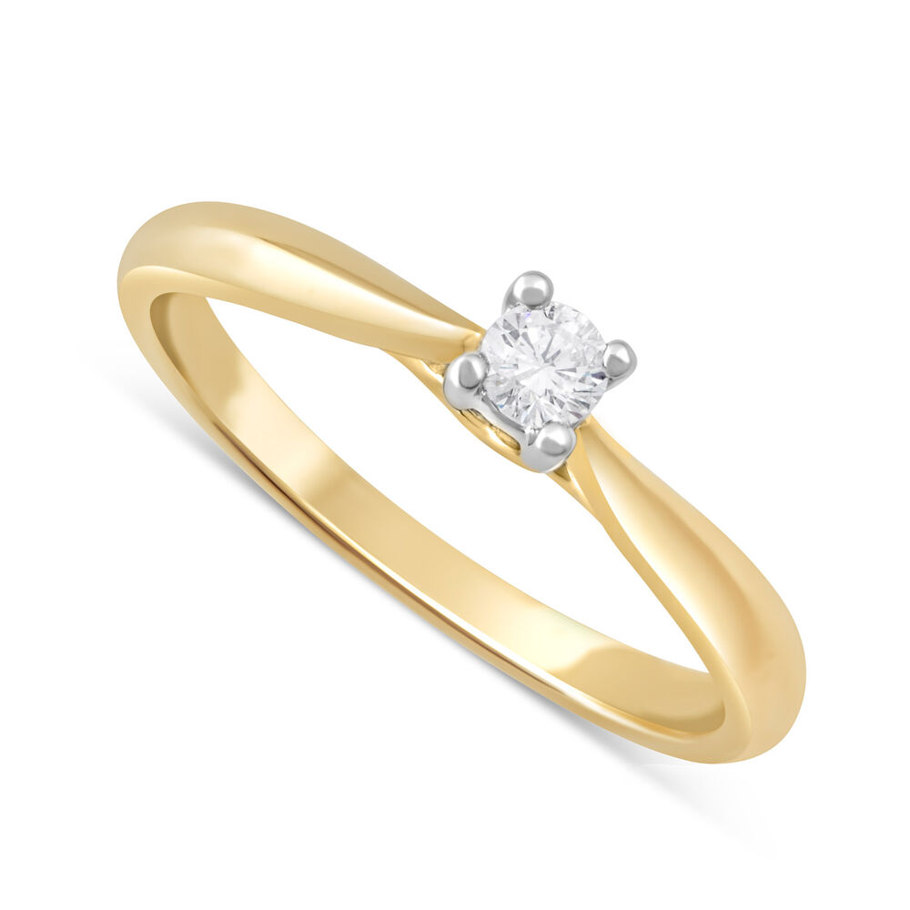 9ct Gold Solitaire Engagement Ring image number 0