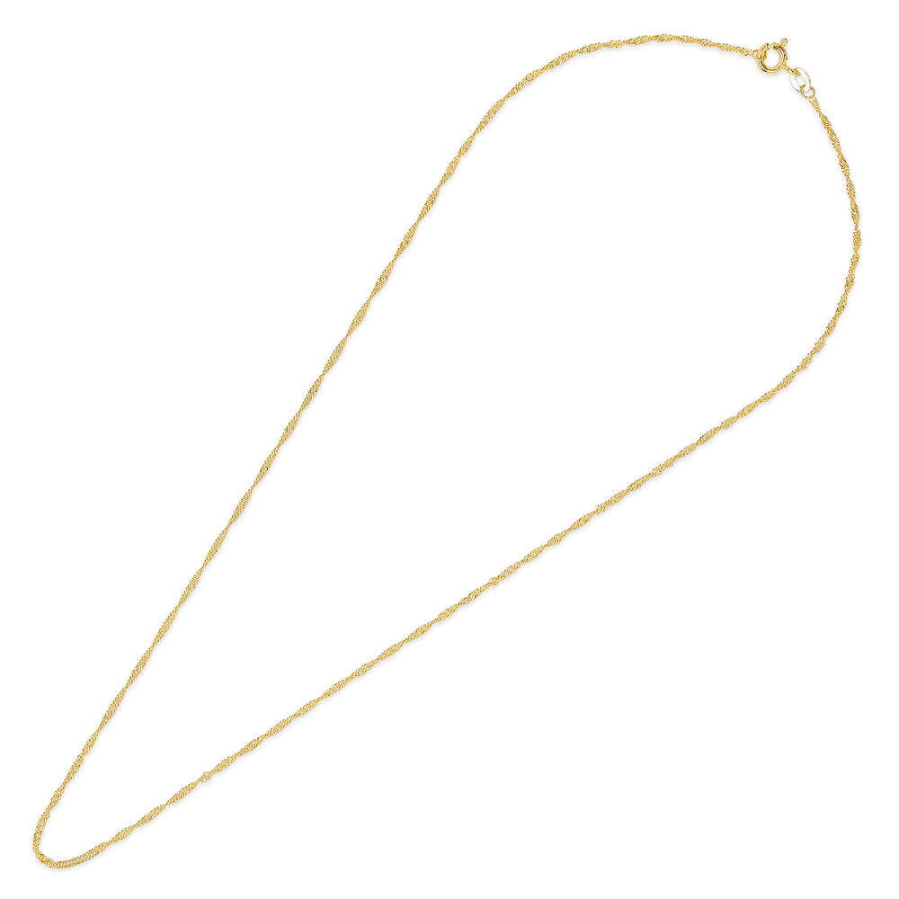 9ct Singapore 18' Chain image number 5