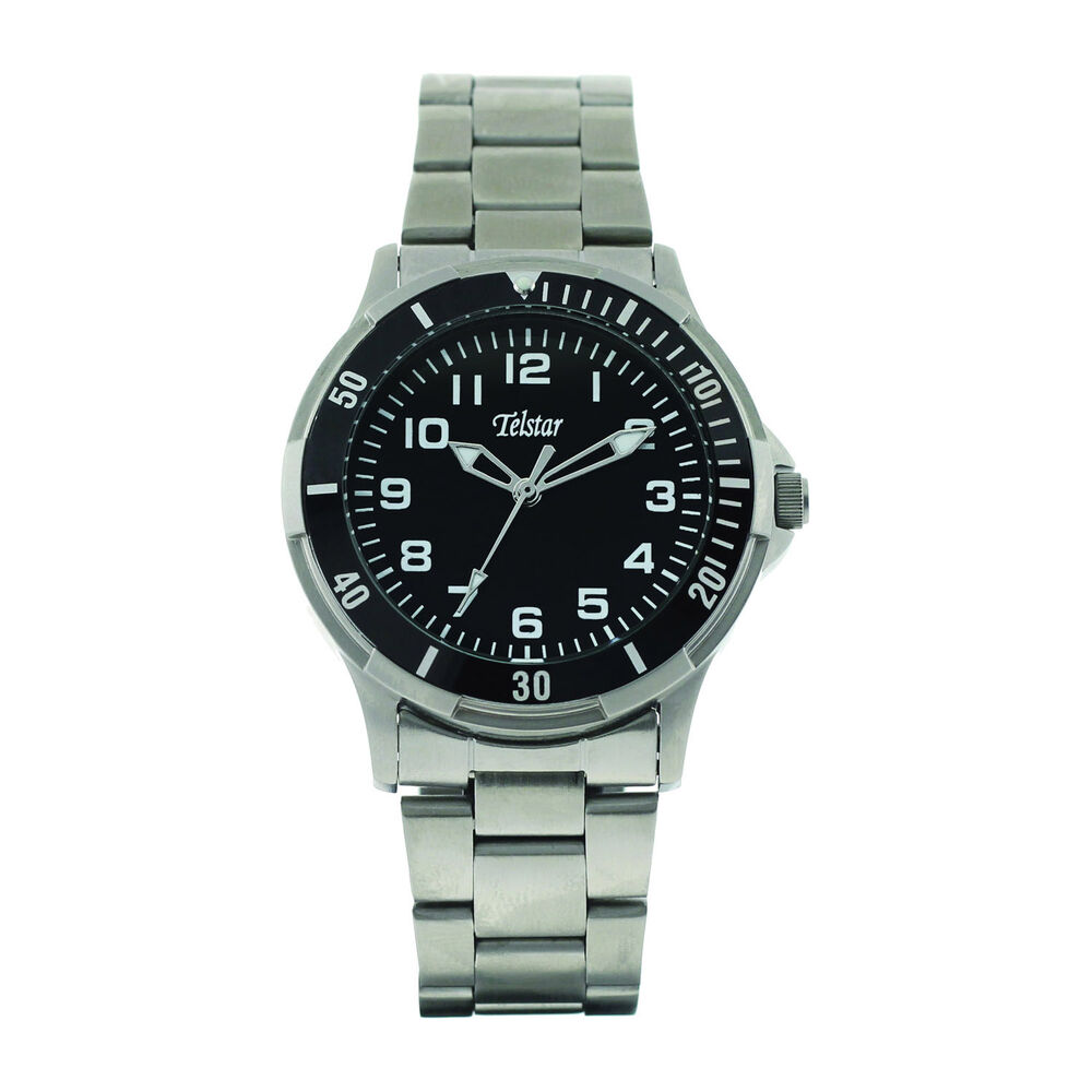 Telstar Black Dial Steel Children's Watch