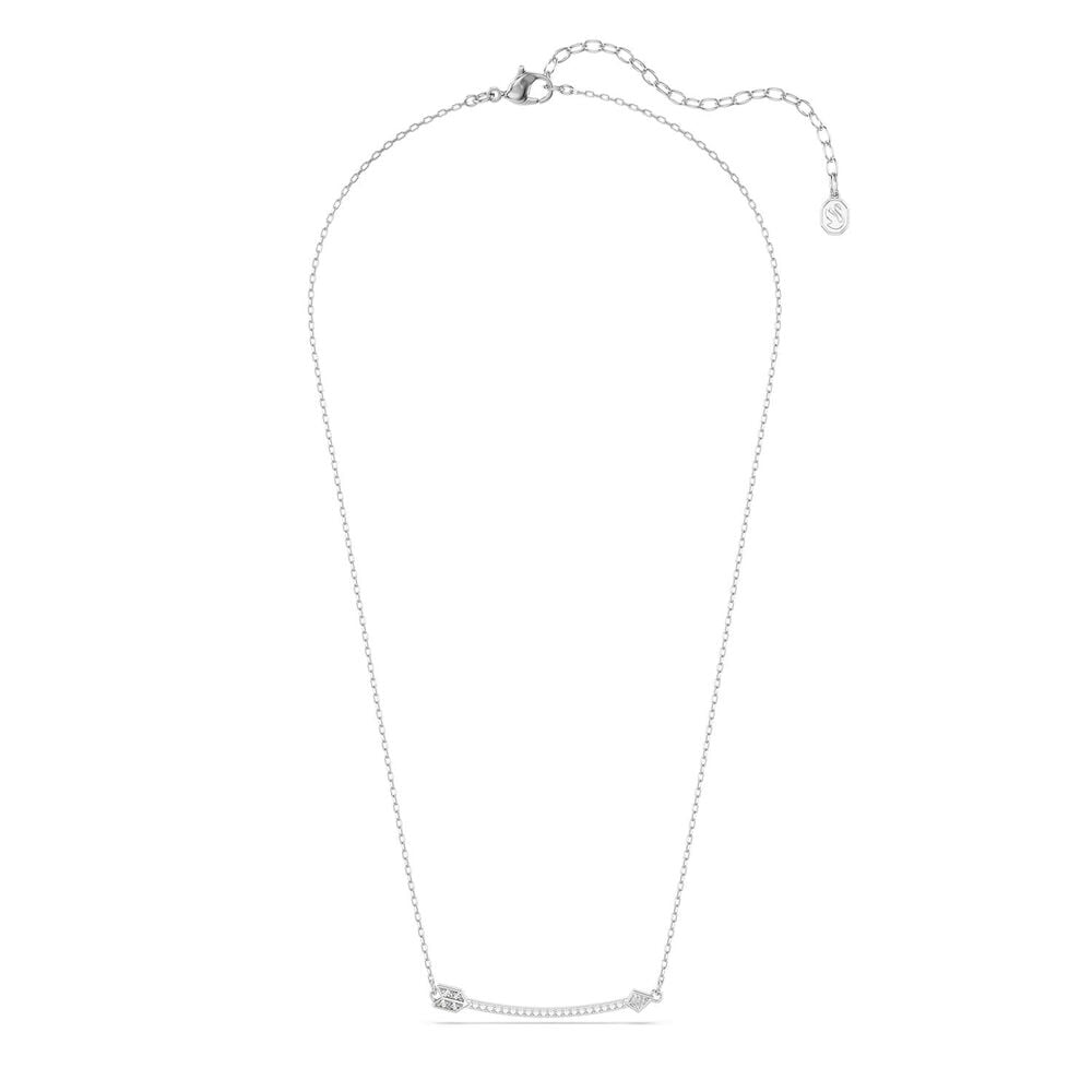 Swarovski Idyllia Crystals & Cubic Zirconia Rhodium Plated Arrow Pendant