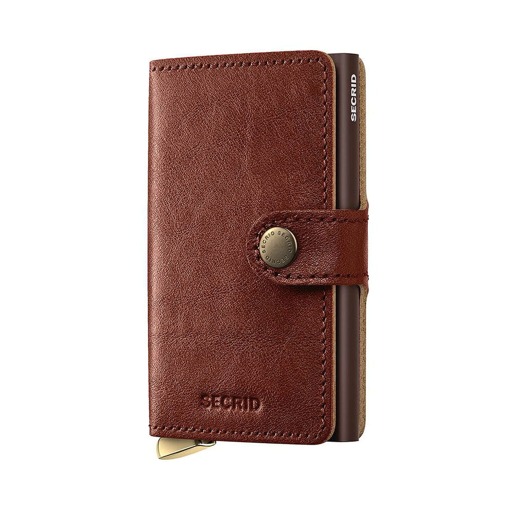 Secrid Basco Whiskey+ Leather Miniwallet image number 0