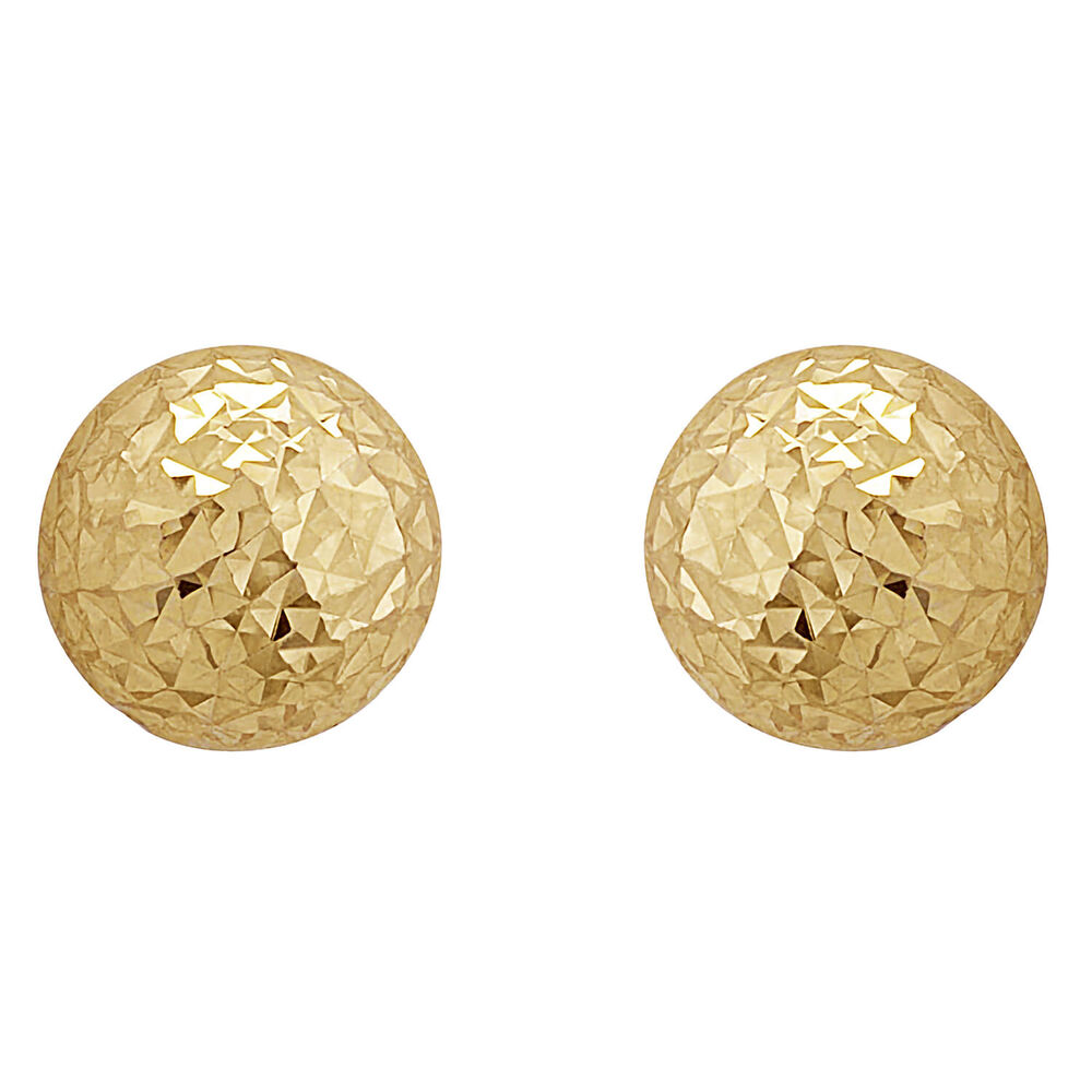 9ct Gold Stud Earrings image number 0