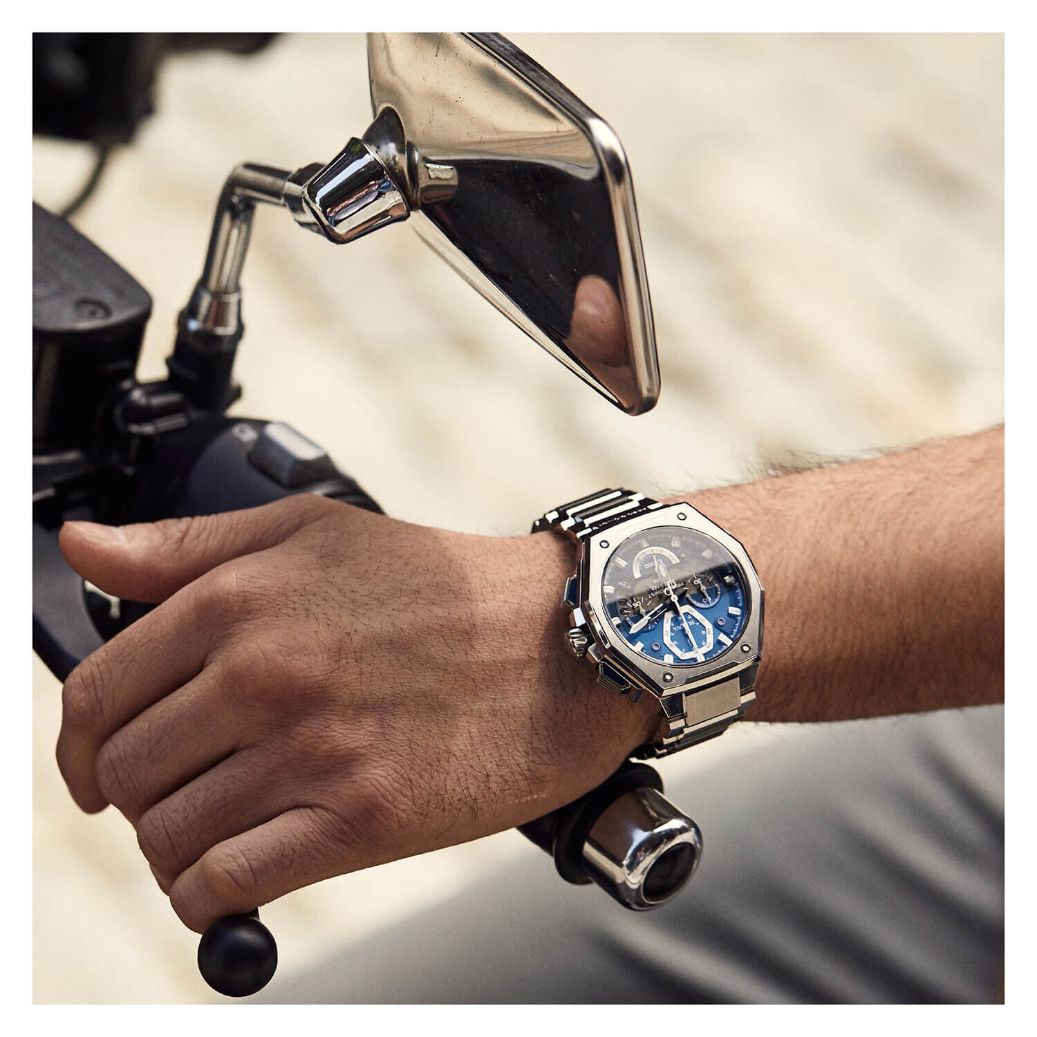 Bulova Precisionist X Chronograph 45mm Blue Dial Watch
