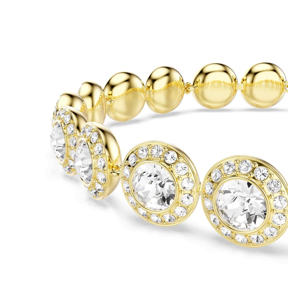 Swarovski Una Angelic Crystals 18ct Yellow Gold Finished Bracelet