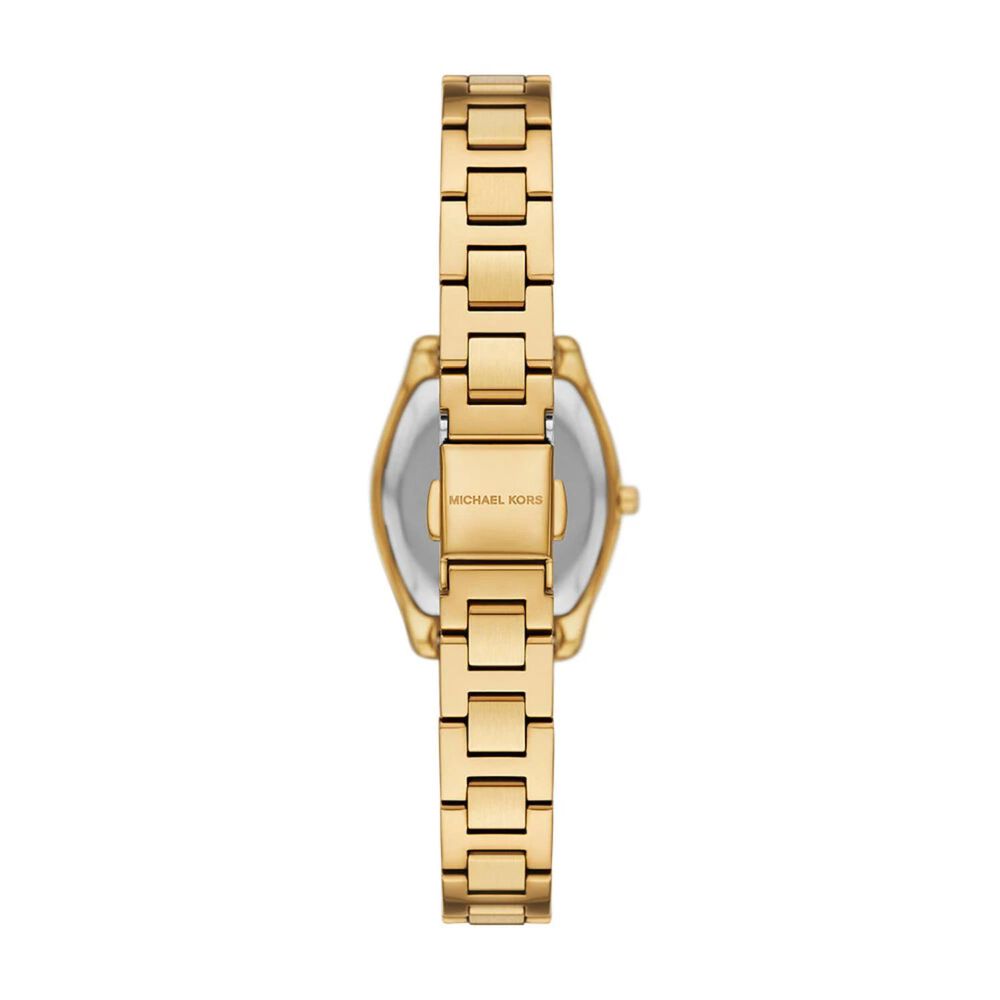 Michael Kors Chelsea 25x24mm Gold Tone Dial Gold Tone Stainless Steel Bracelet Watch