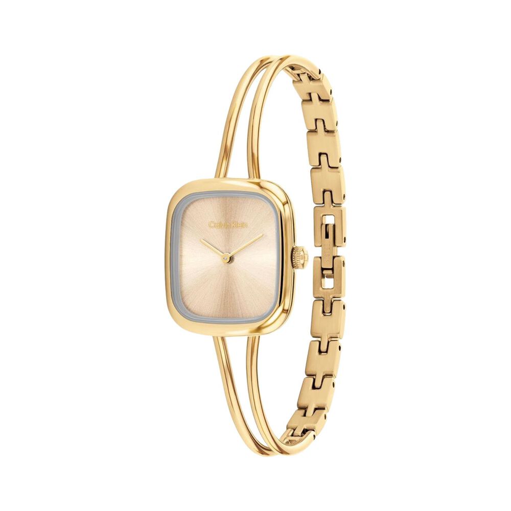 Calvin Klein Adore 20.8mm Gold Tone Dial Gold Tone Steel Bracelet Watch