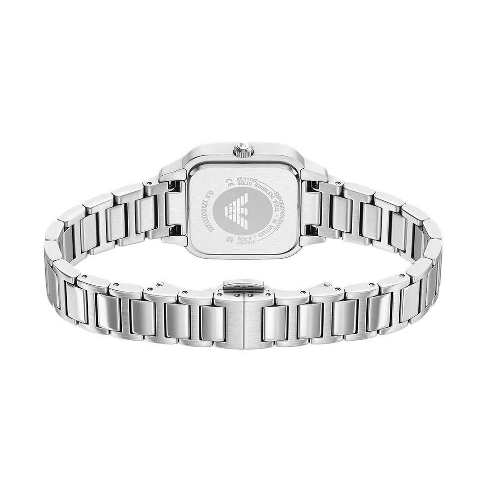 Emporio Armani Cecilia 26.5x35mm Mother of Pearl Dial Stainless Steel Bracelet Watch