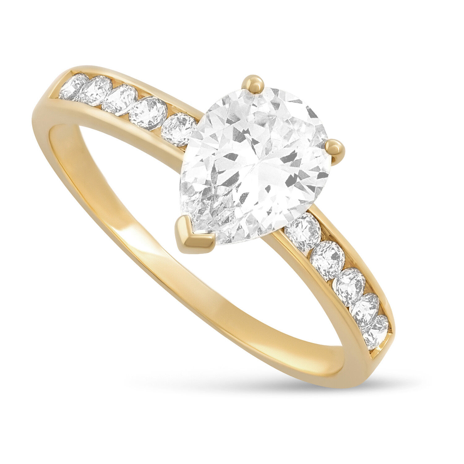Pear shaped cubic zirconia sale