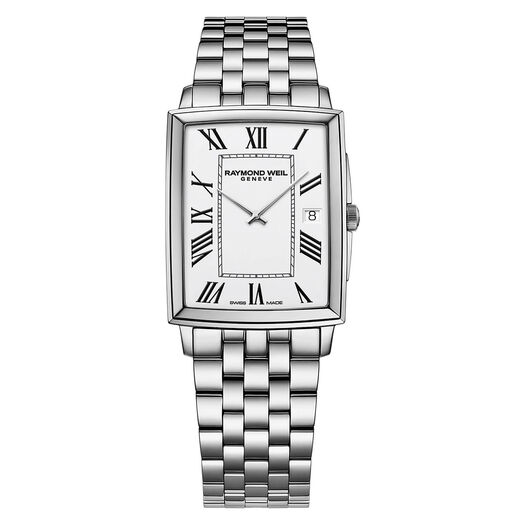Raymond Weil Toccata 29x37mm Quartz White Dial Steel Case Bracelet Watch