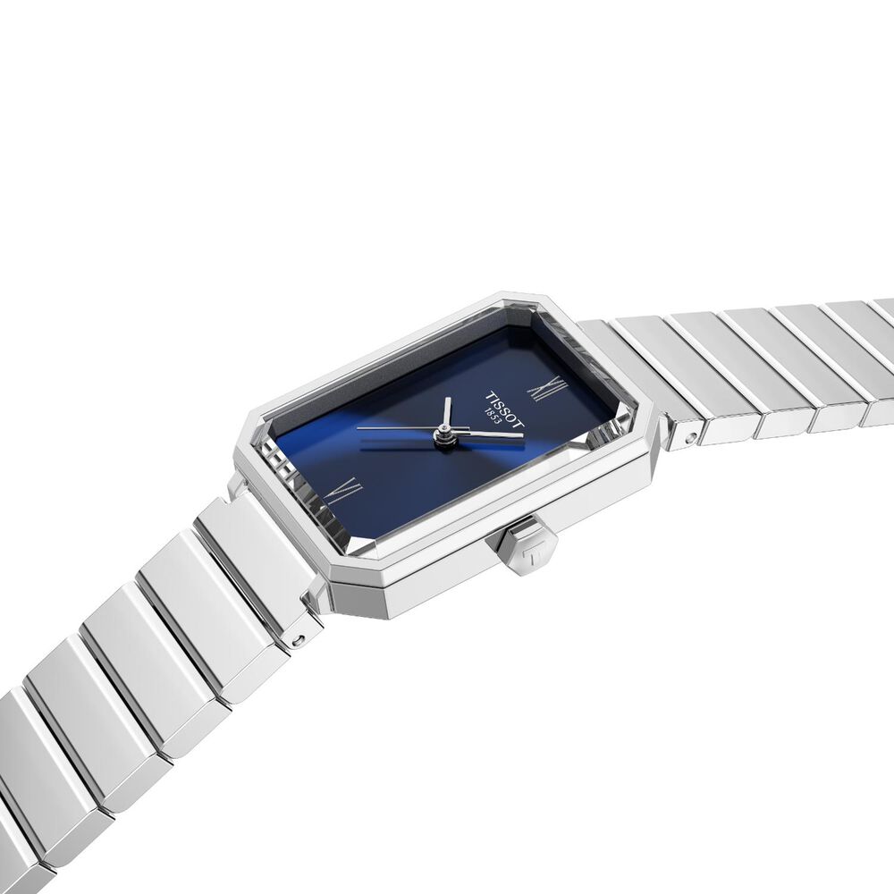 Tissot SRV 21.8mm Blue Dial Stainless Steel Bracelet Watch