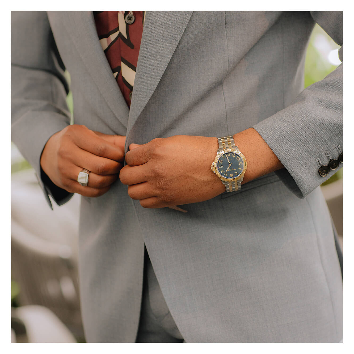 Raymond weil best sale two tone watch