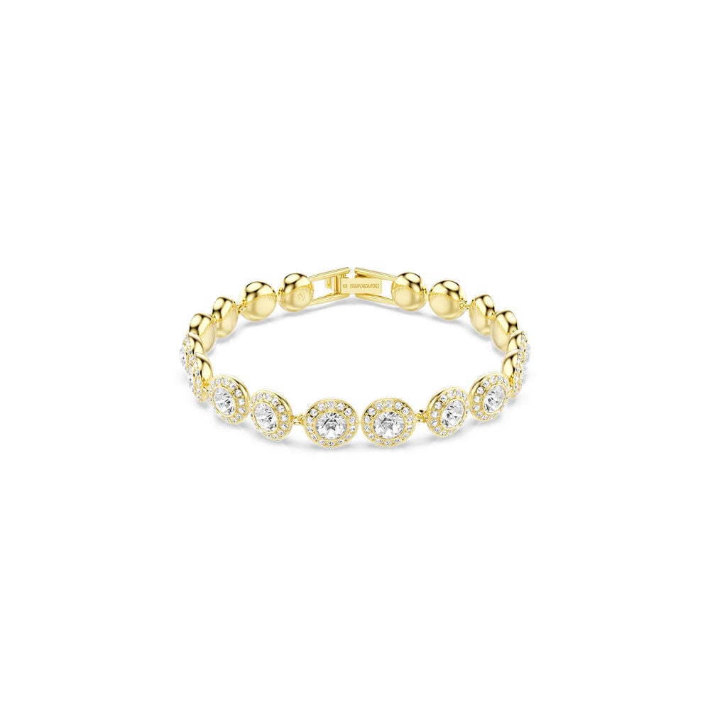 Swarovski Una Angelic Crystals 18ct Yellow Gold Finished Bracelet