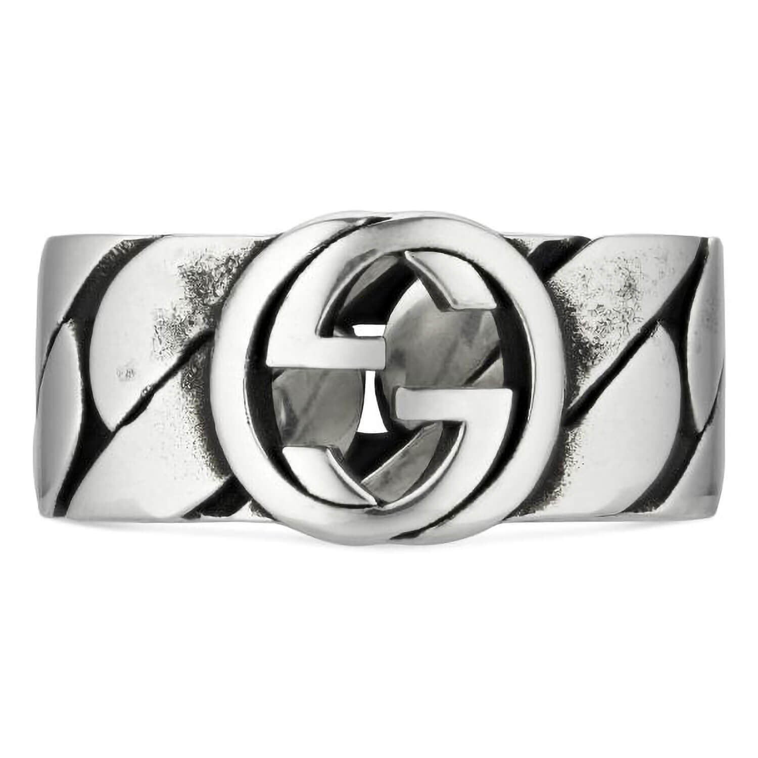 Gucci ring with interlocking g outlet