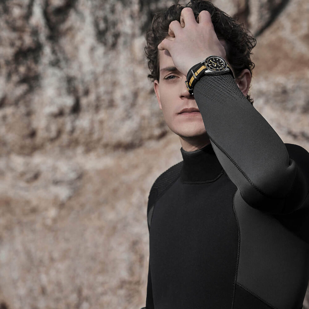 Certina DS Action Diver 40.5mm Black Dial Fabric Strap Watch image number 5