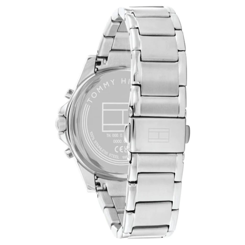 Tommy Hilfiger 38mm Silver Dial Yellow Gold Index Steel Case Watch image number 2