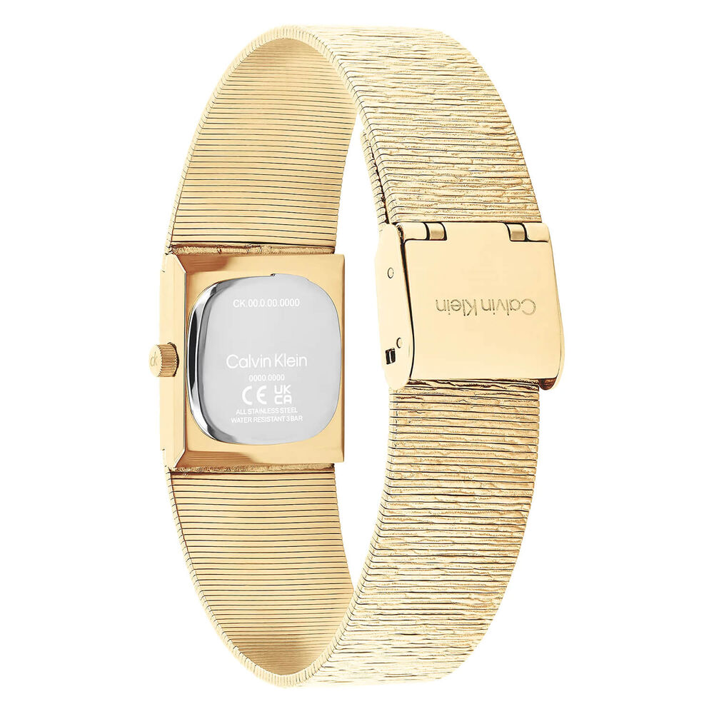 Calvin Klein 20mm Gold Dial Gold Tone Steel Bracelet Watch