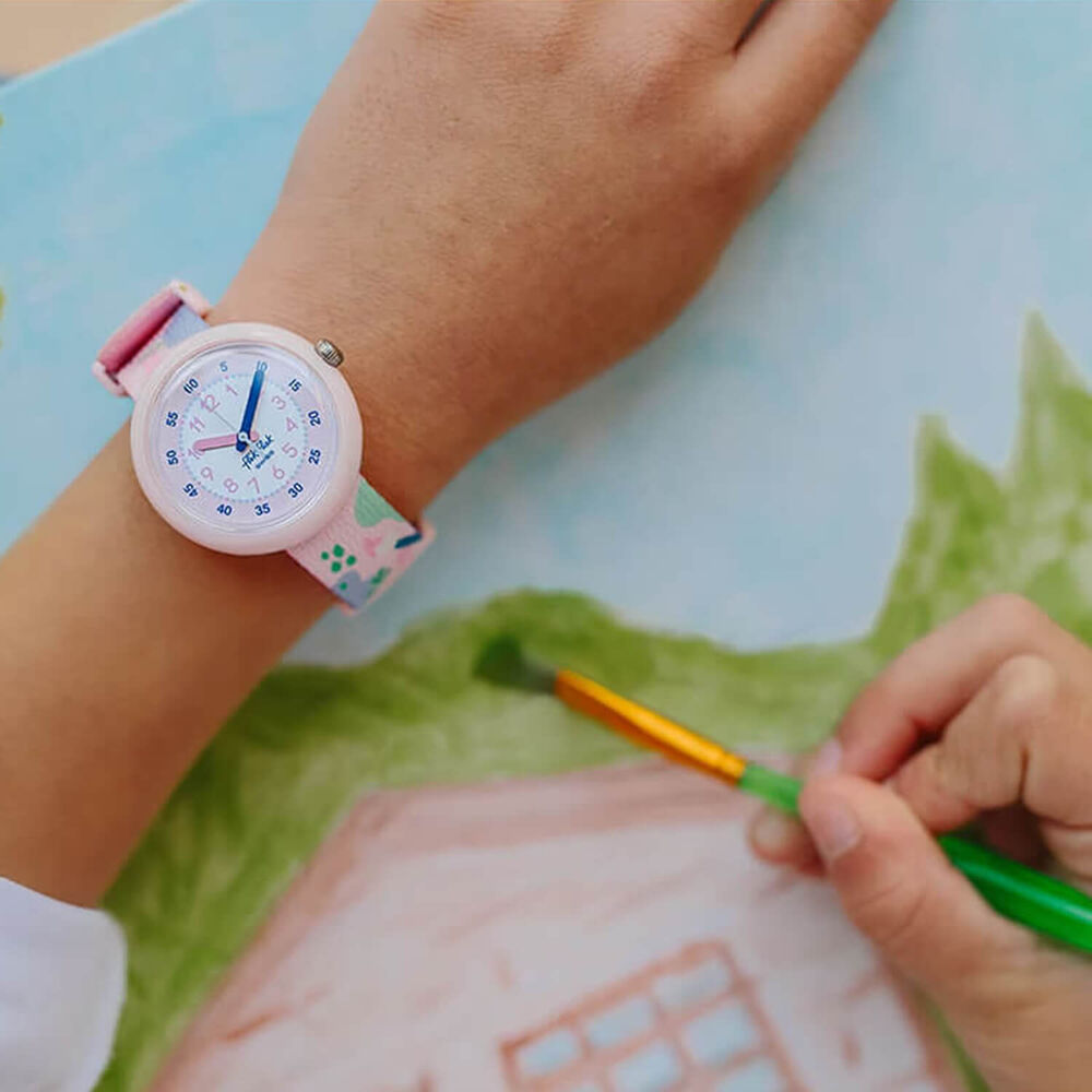 Flik Flak Art Lover 32mm Quartz Kids Watch image number 4