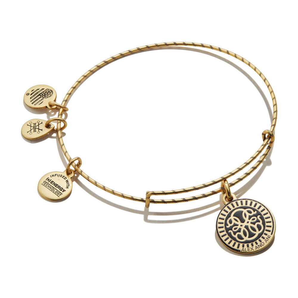 Alex And Ani Gold-Tone Path Of Life Bangle image number 0