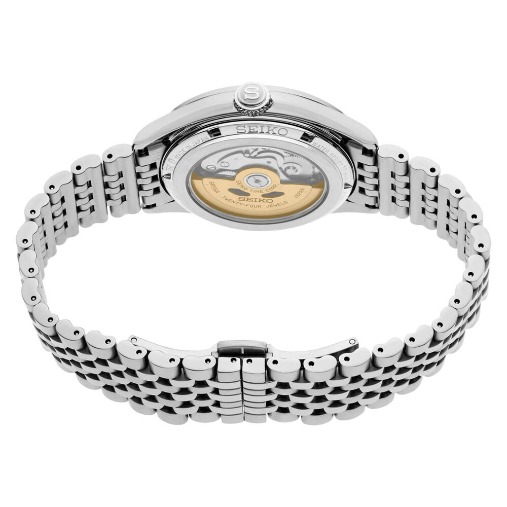 Seiko Presage Classic Series 'Shiro-iro' 40mm White Dial Steel Bracelet Watch image number 11