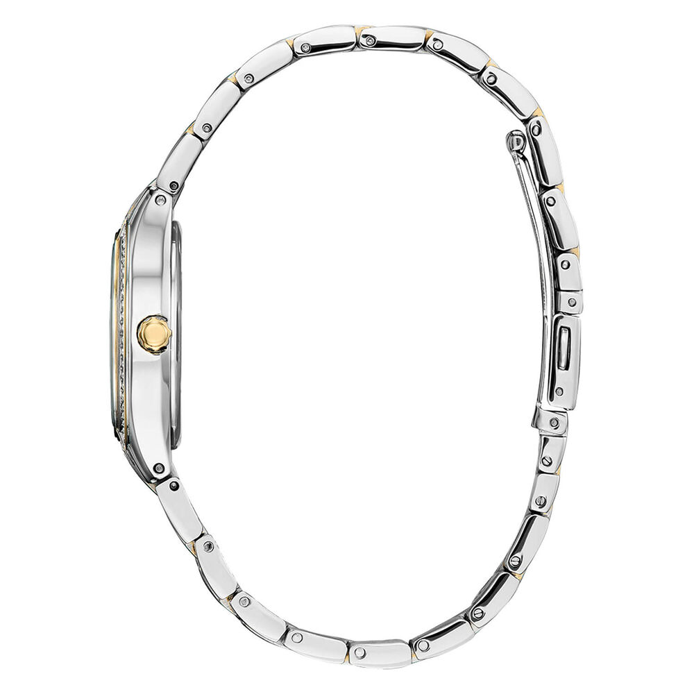 Citizen Silhouette 30mm Diamond Bezel Two-Tone Bracelet Watch image number 2