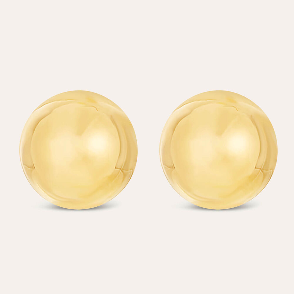 9ct Yellow Gold Stud Earrings