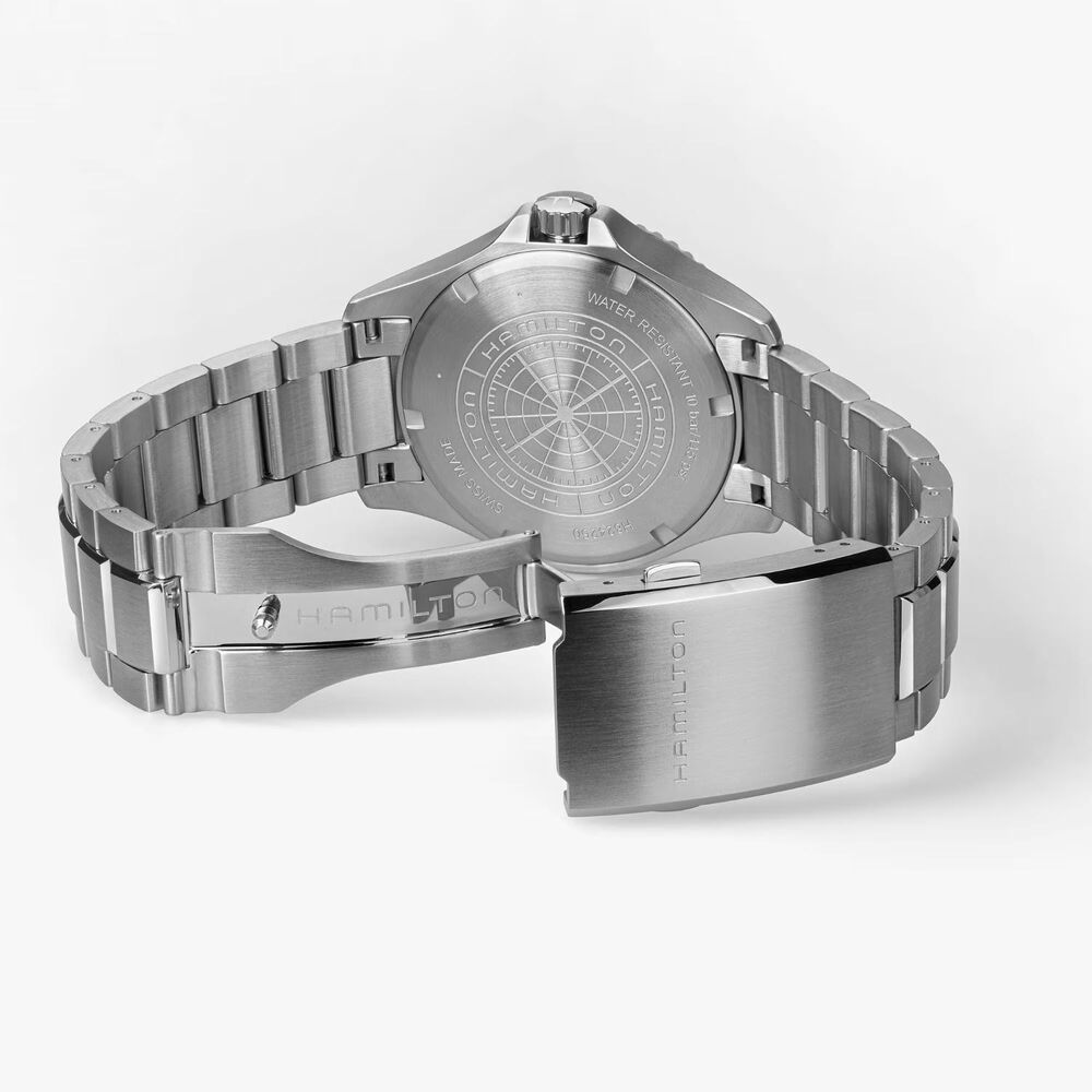 Hamilton Khaki Navy Scuba 40mm Blue Dial Stainless Steel Bracelet Watch