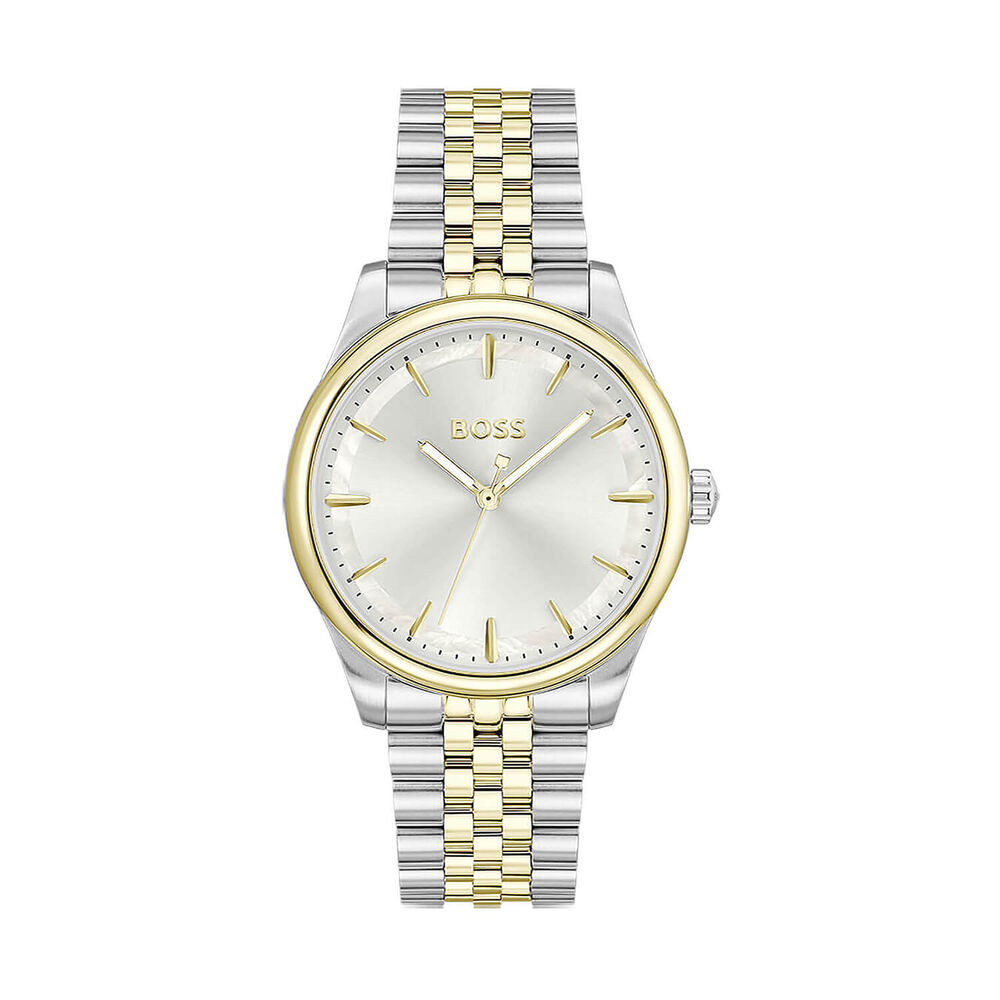 BOSS Graceful 36mm Mother of Pearl Dial Two-Tone Steel Bracelet Watch image number 0