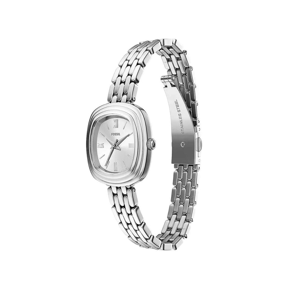 Fossil Emerson 30mm Silver Dial Steel Bracelet Watch