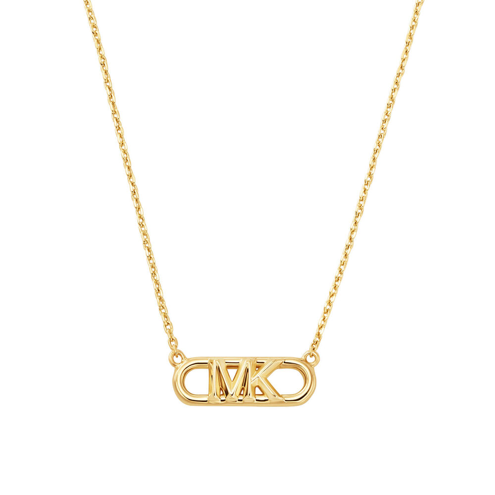 Michael Kors Statement Link Yellow Gold Plated Pendant