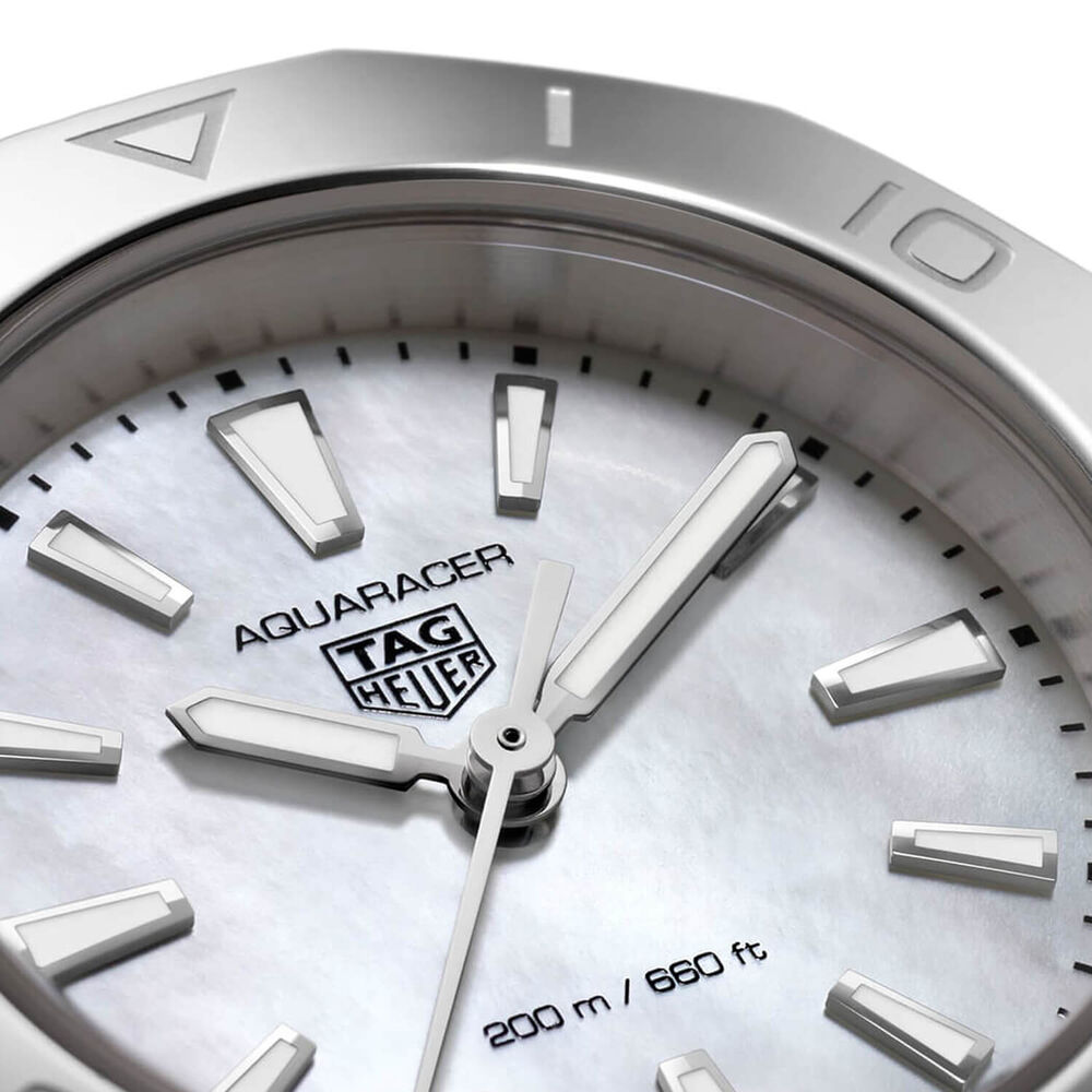 TAG Heuer Aquaracer Professional 200 30mm MOP Dial Stainless Steel Bracelet Watch image number 2