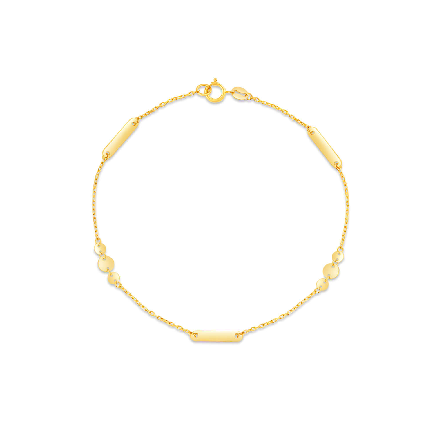 9 carat top gold bracelet womens