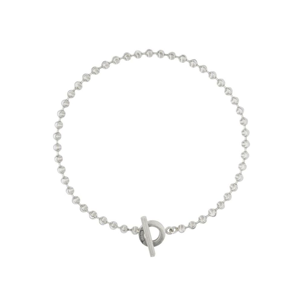 Gucci Elegant Link Silver Boule Necklet