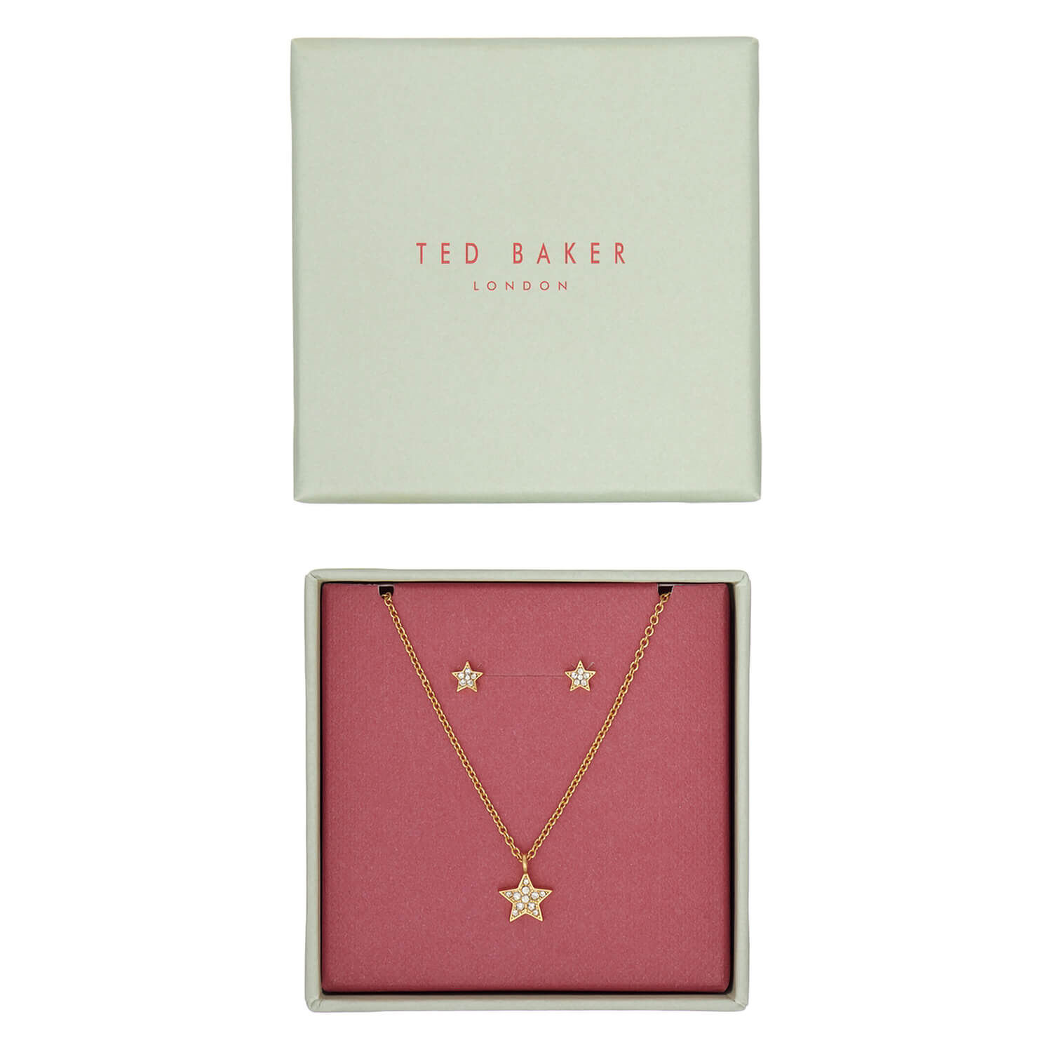 Hara Rose Gold Finish Tiny Heart Pendant Necklace