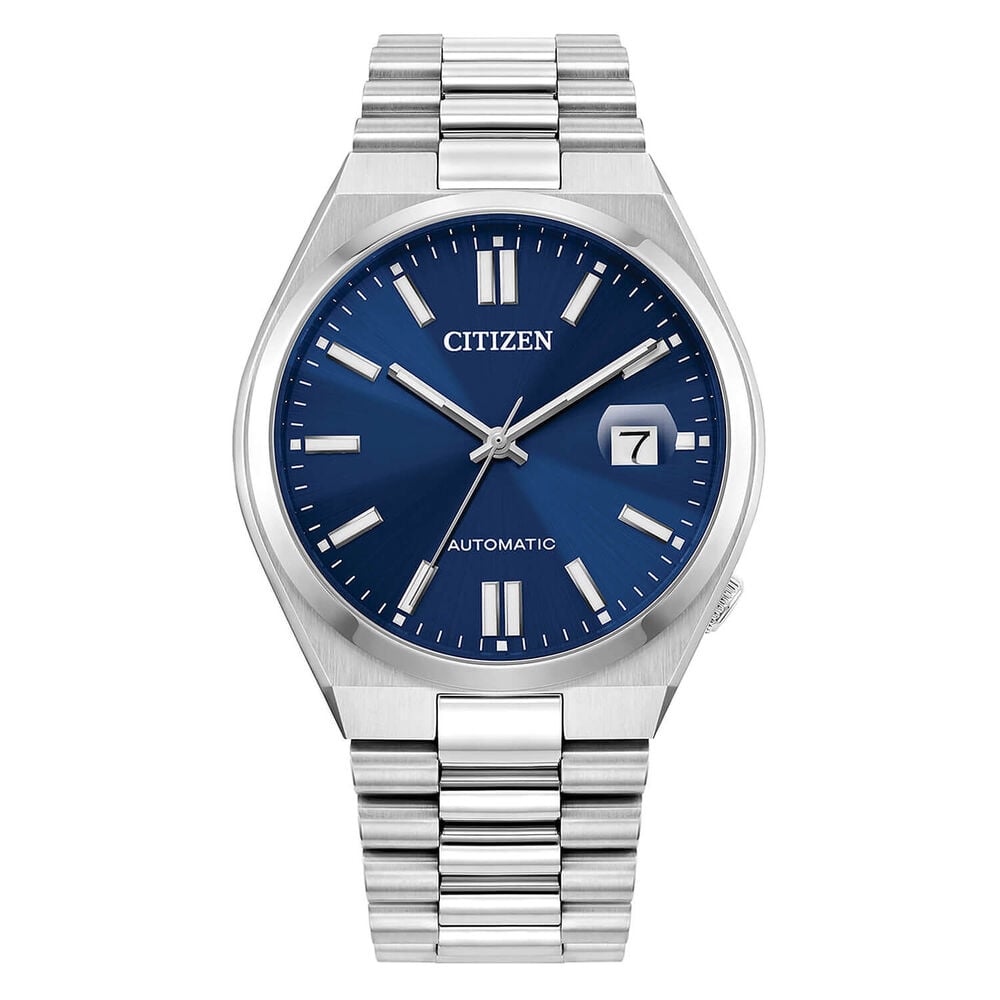 Citizen Tsuyosa 40mm Blue Dial Steel Case Bracelet Watch