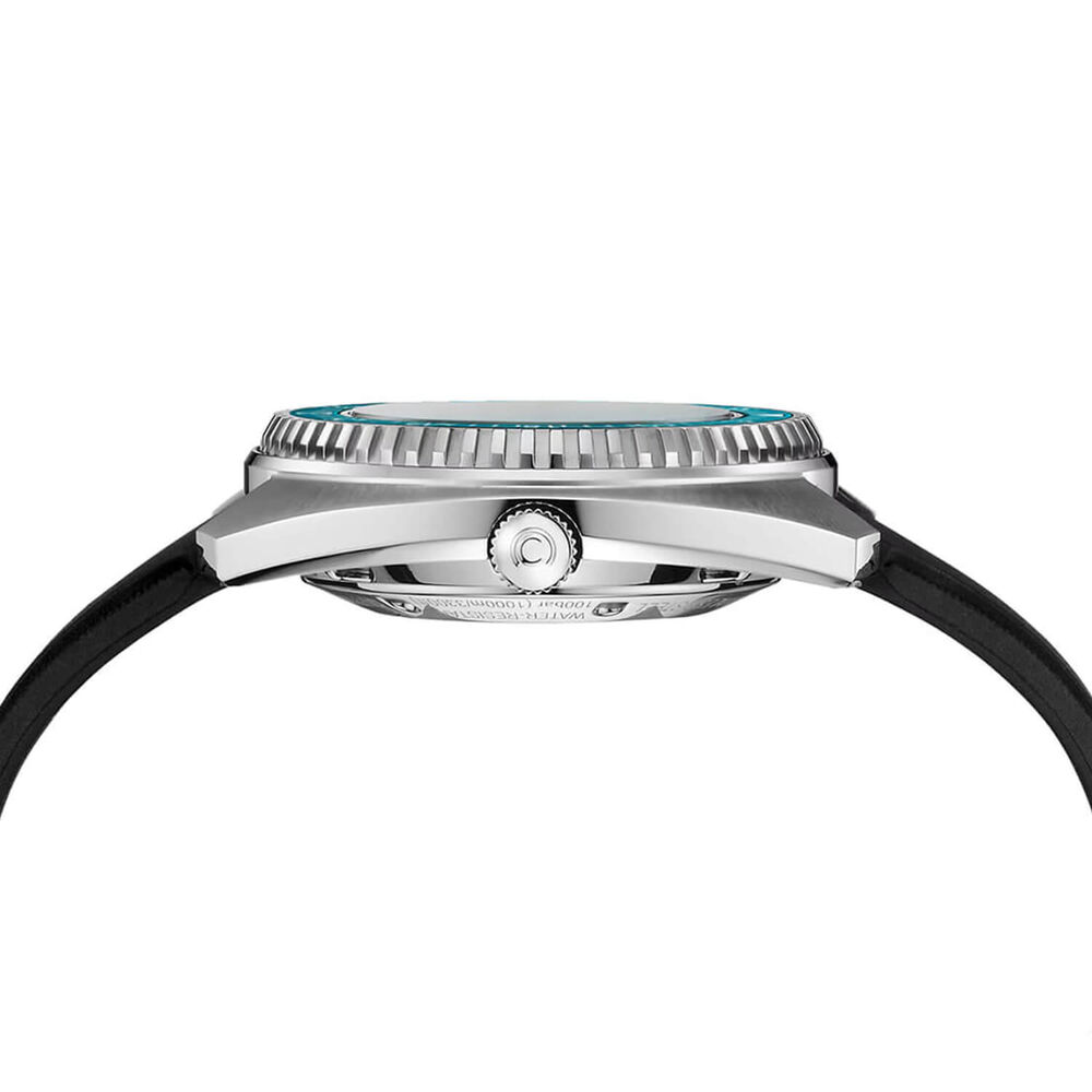 Certina DS Super PH1000M STC 43.5mm Blue Dial Black Rubber Strap Watch image number 4