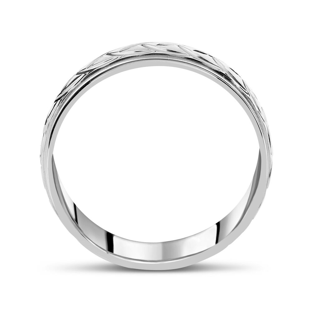 9ct White Gold 6mm Wedding Ring image number 2