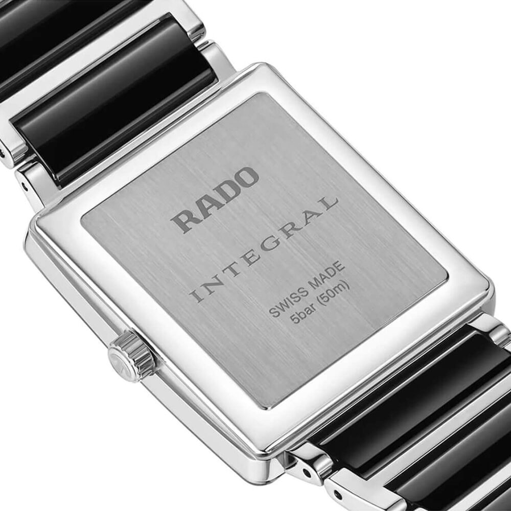 Rado Integral 31.5mm Black Dial Ceramic & Steel Bracelet Watch