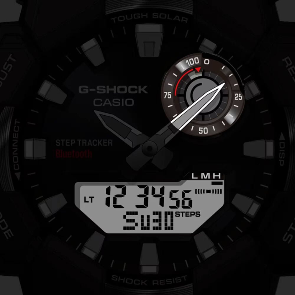 G-SHOCK GA-B010 52.3x49.3mm Analogue & Digital Display Black Resin Strap Watch