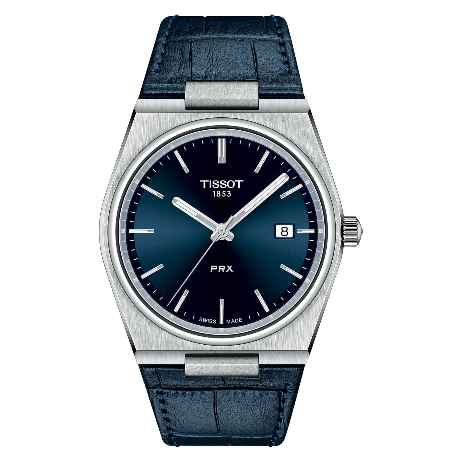 Blue dial blue strap watch on sale