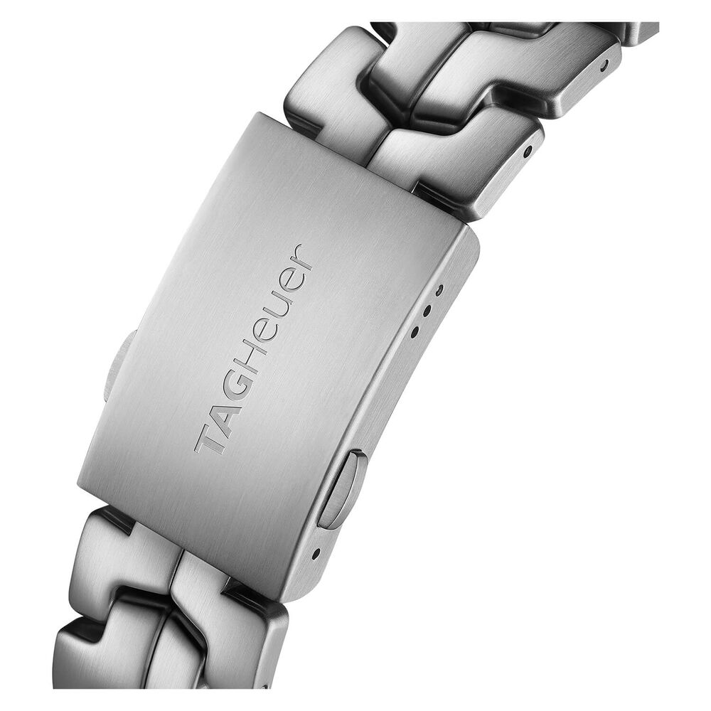 TAG Heuer Formula 1 Chronograph x Senna 44mm Black Dial Stainless Steel Bracelet Watch image number 4
