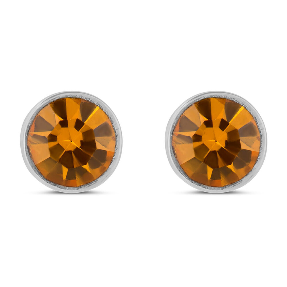 Little Treasure November Birthstone Children's Earrings image number 0