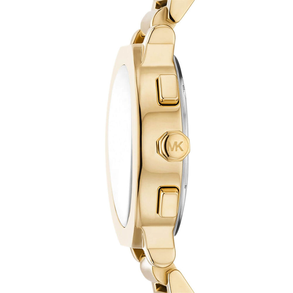 Michael Kors Gramercy Chronograph 40mm Gold Dial Stainless Steel Bracelet Watch image number 1